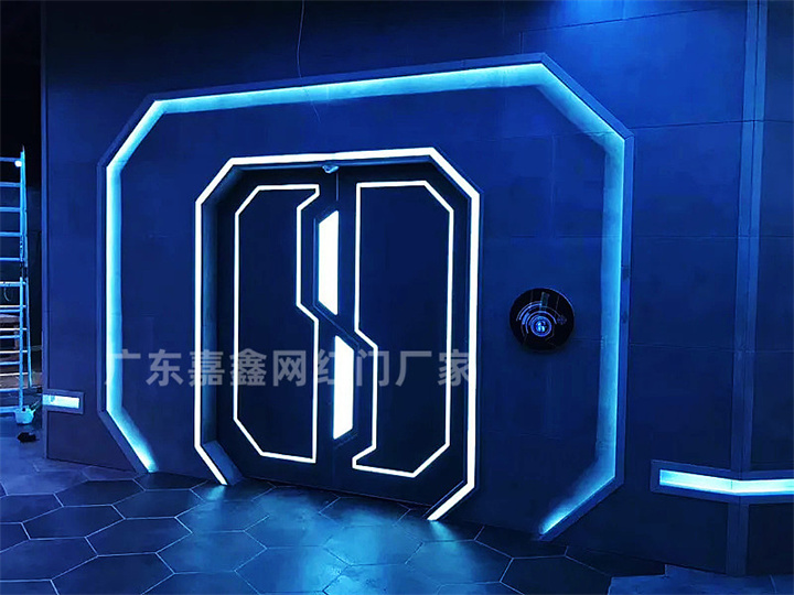 网红触控感应门