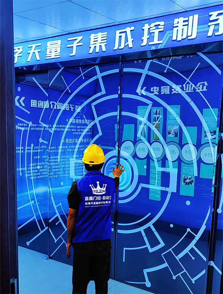 网红掌纹门安装 触摸自动门