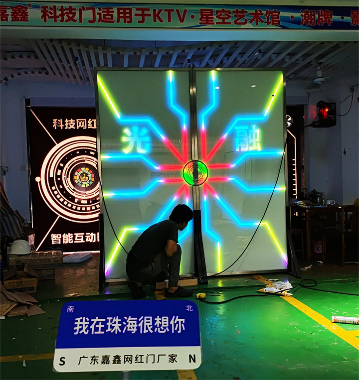 网红自动门