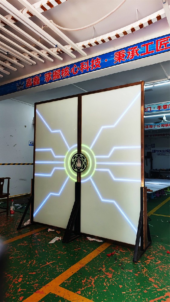 网红互动感应门