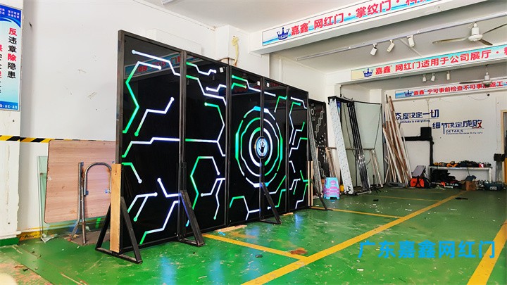 未来科技感门 掌纹识别调光门定制方案
