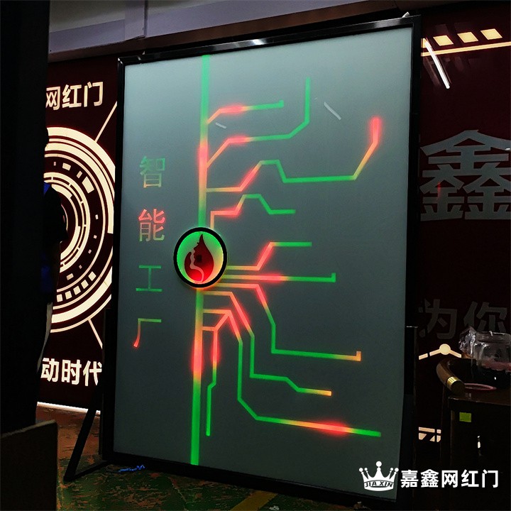 嘉鑫网红店掌纹互动门