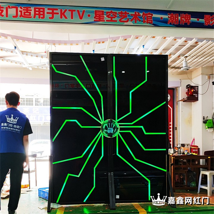 嘉鑫手按掌纹门 梦幻大门