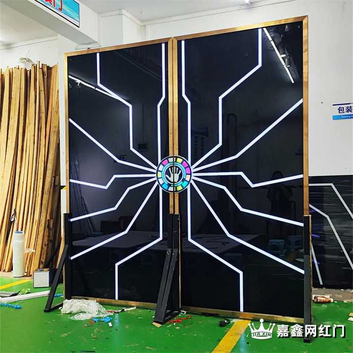 酒吧玻璃感应门