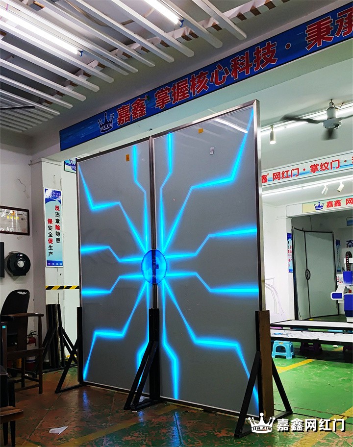 科技炫彩造型门
