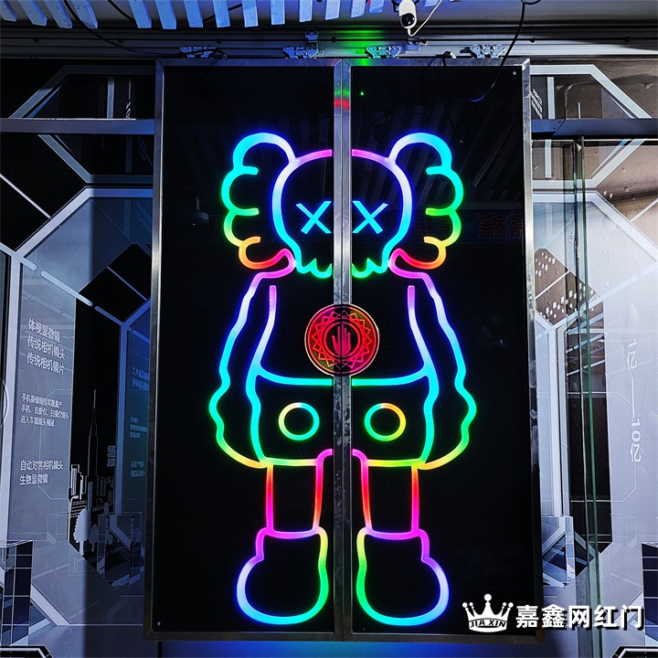 游乐场科技掌纹门