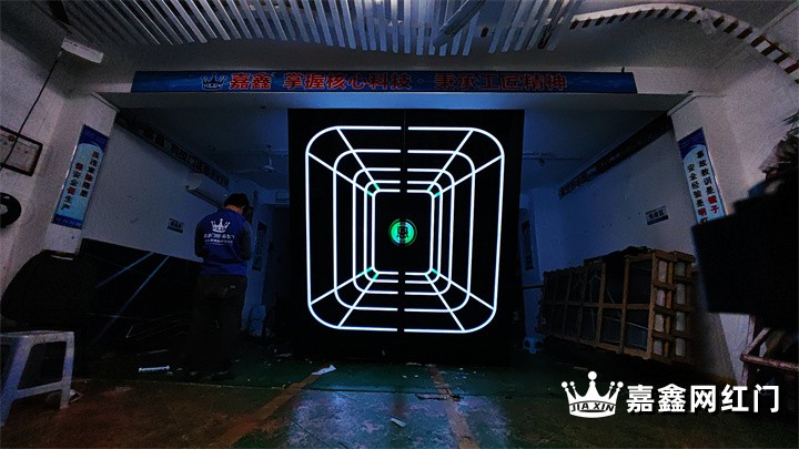 科技感掌纹科技门