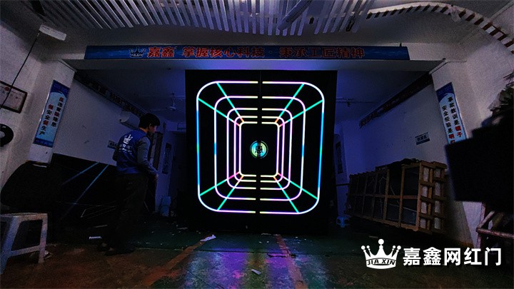 透明掌纹科技门