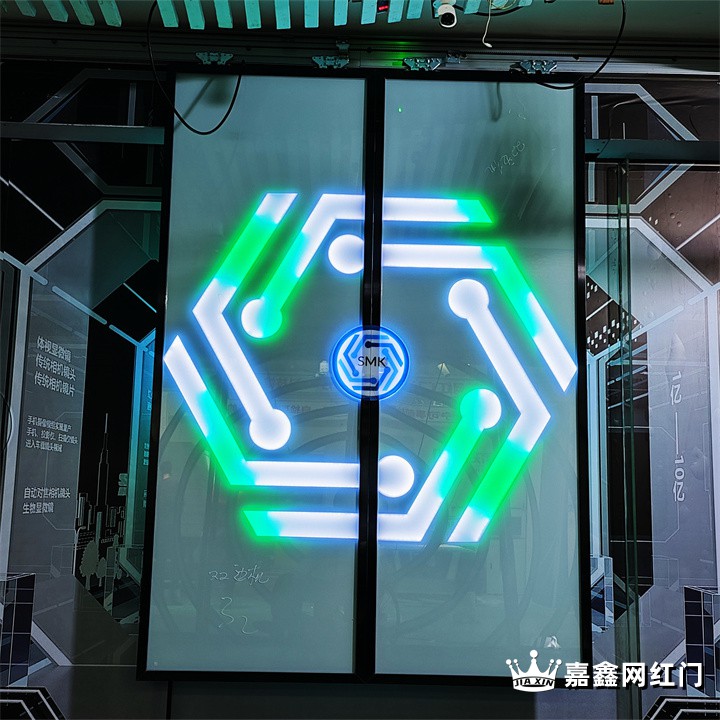 掌纹识别科技网红门