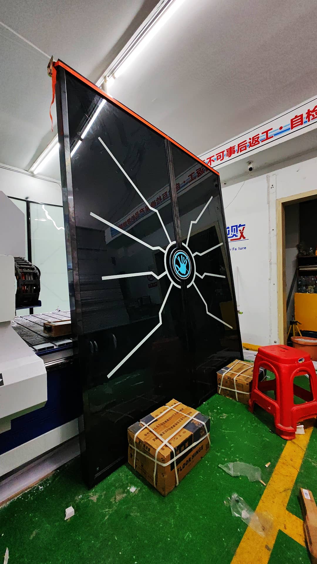 科技感吊滑门制作设计