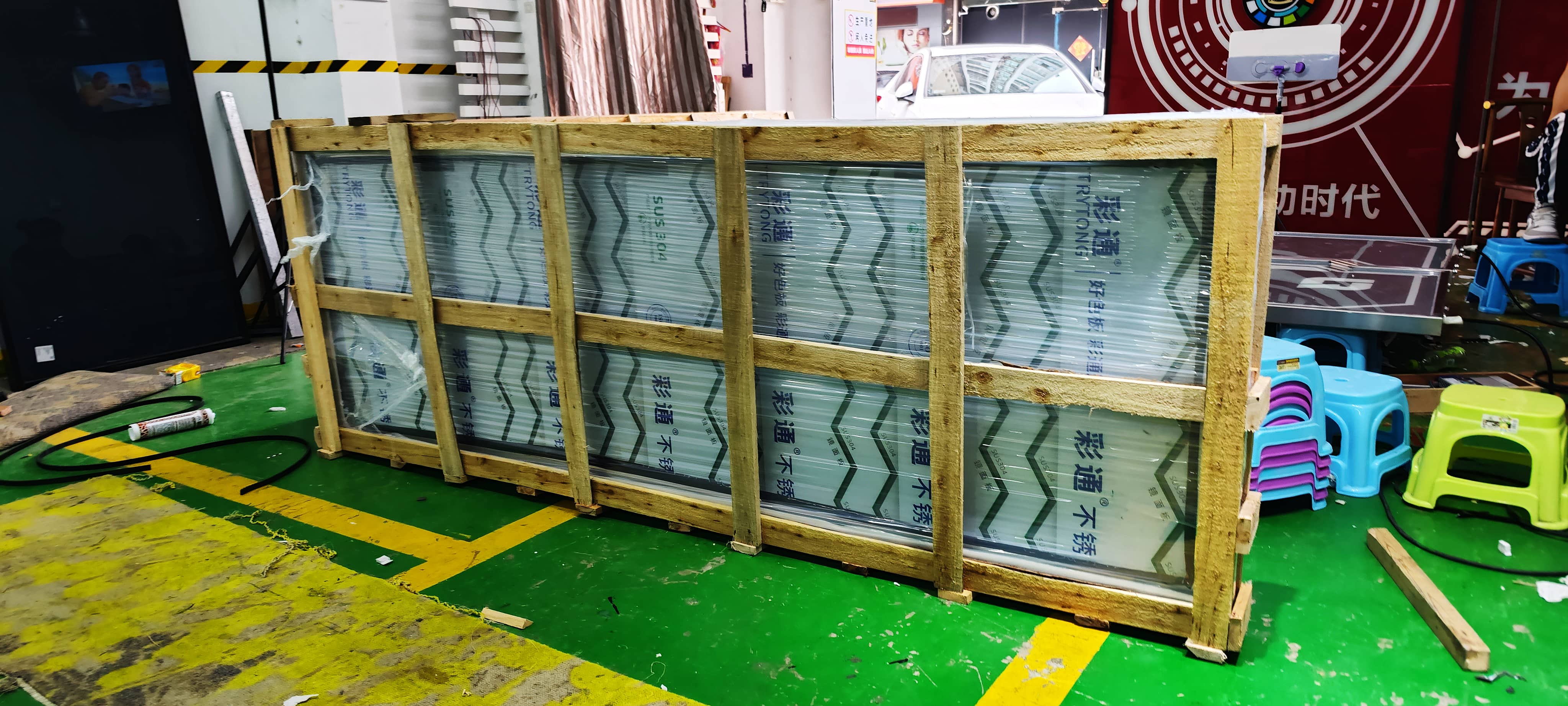 科技门定做 智能掌纹触摸平移门