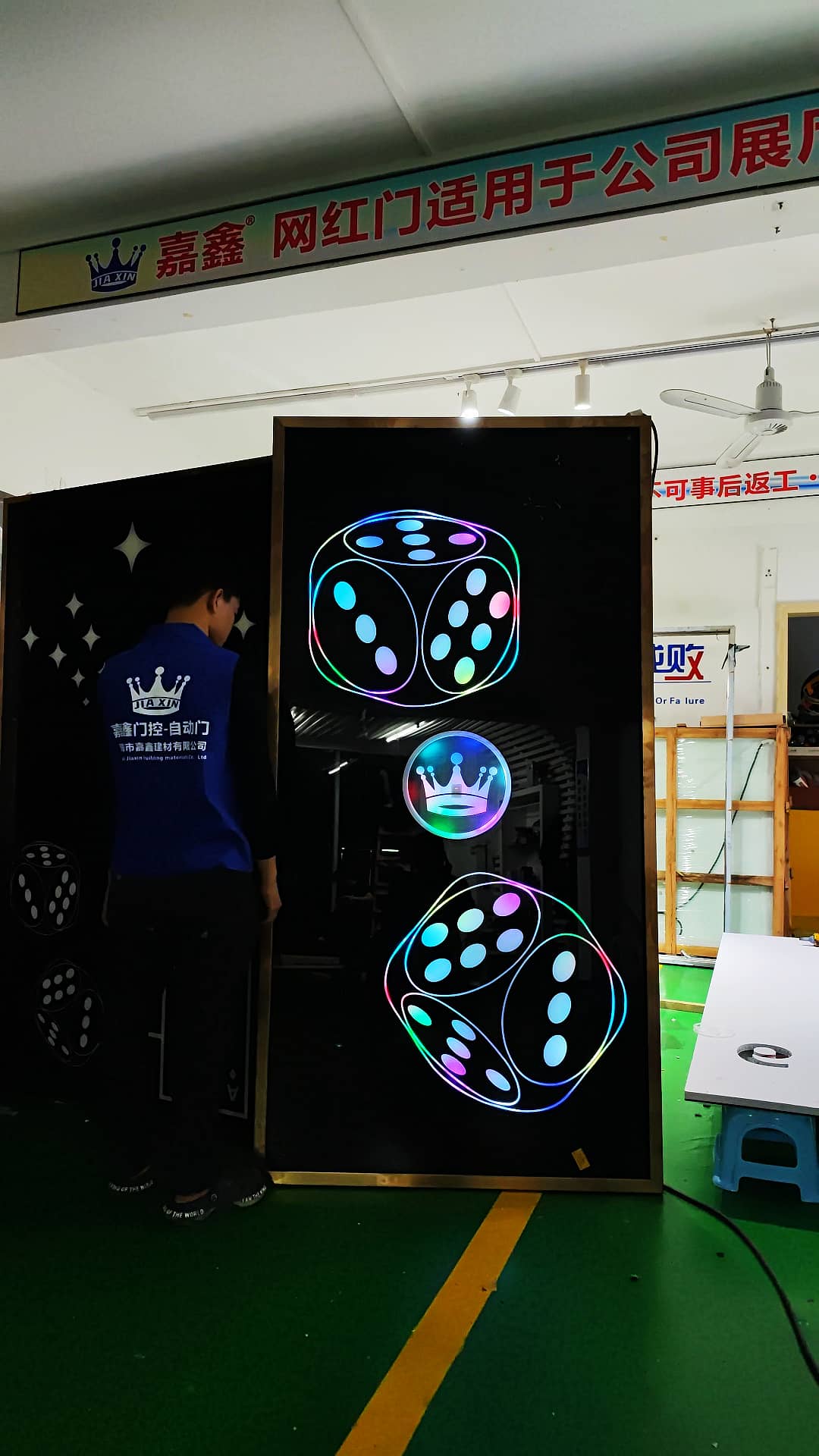 手掌感应门 智慧校园科技门