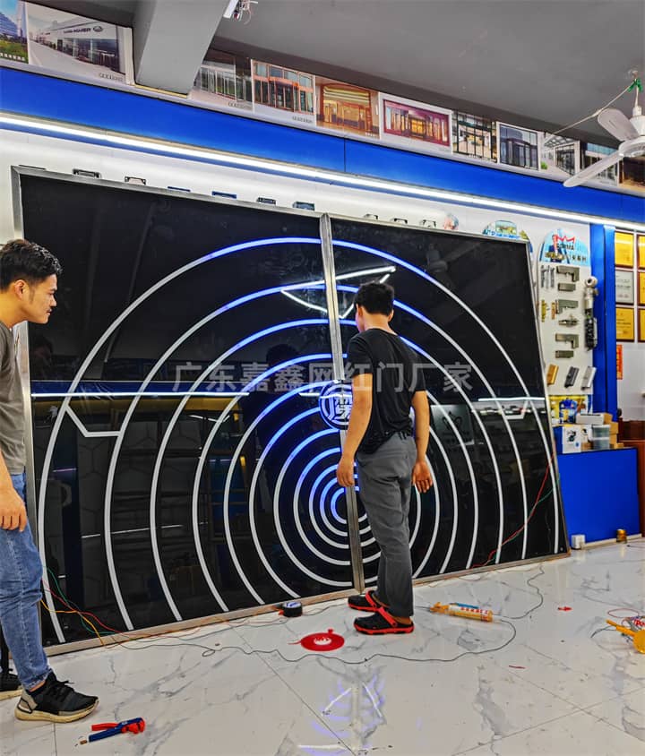 双开ktv门 双层包厢网红门 设计安装