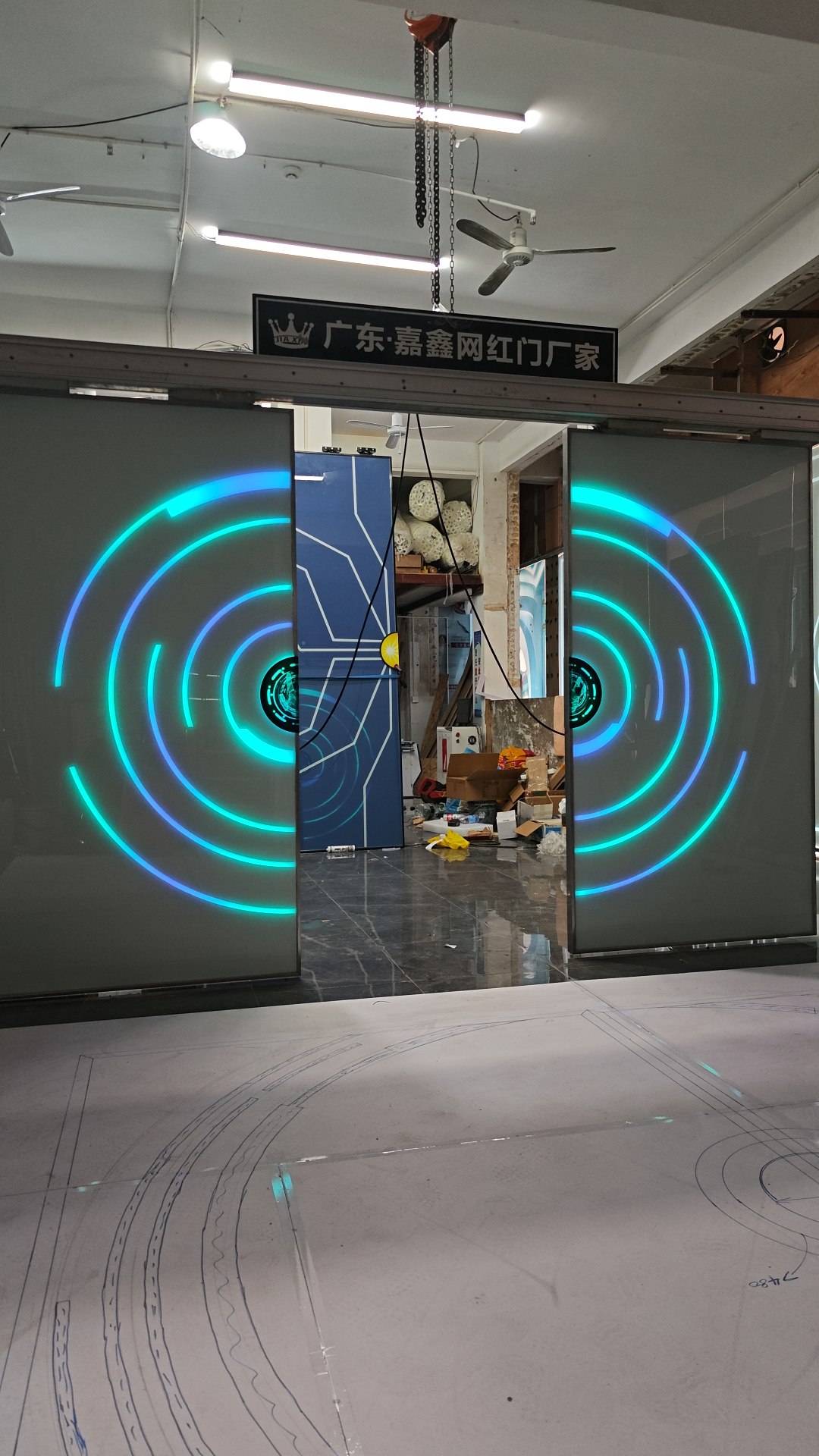 掌纹触摸自动门